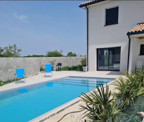 magnifique villa avec piscine et spa : Villas proche de Pradère-les-Bourguets