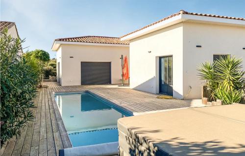 Nice Home In Puimisson With 4 Bedrooms, Wifi And Private Swimming Pool : Maisons de vacances proche de Corneilhan