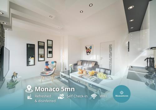 Monaco border, fully renovated apartment : Appartements proche de La Turbie
