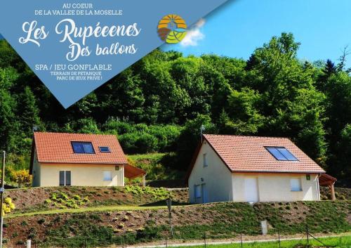 Les Rupéennes des Ballons N°3, SPA Terrain de pétanque, parc de jeux privé, au coeur du massif des Vosges ! : Maisons de vacances proche de Ramonchamp