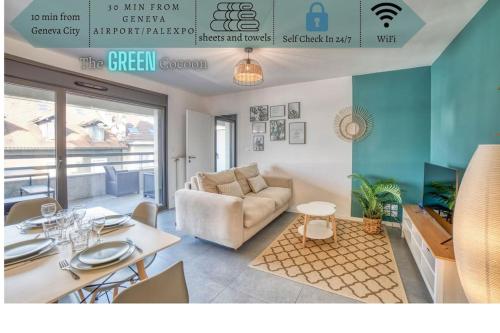 Green Cocon - GARE Annemasse à 3min-GENEVE accès direct : Appartements proche de Veigy-Foncenex