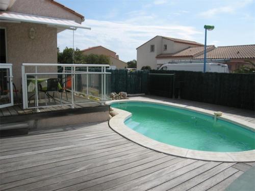Villa avec piscine privée à 5 min des plages : Maisons de vacances proche de Saint-Cyprien
