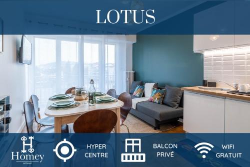 Homey LOTUS Centre / Proche Gare avec accès à Genève : Appartements proche de Cranves-Sales
