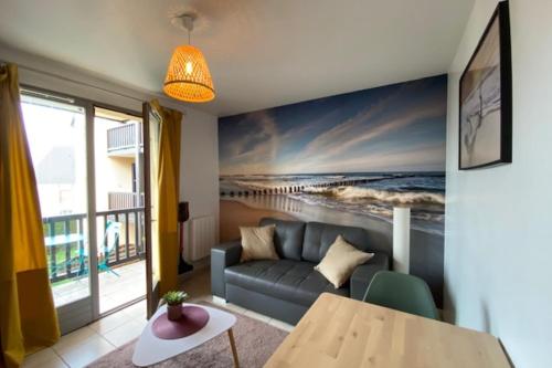 Quiet apartment with balcony near the sea : Appartements proche de Hermanville-sur-Mer