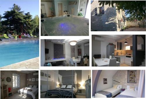 Gîte 3* Piscine Spa entre ZOO BEAUVAL FUTUROSCOPE CHATEAUX LOIRE : Maisons de vacances proche de Sainte-Catherine-de-Fierbois