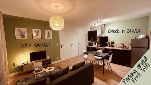 Cosy Gannat : Appartements proche de Monteignet-sur-l'Andelot