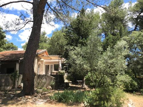 Loumaset-agréable petite maison-garrigues de Nîmes : Maisons de vacances proche de Dions