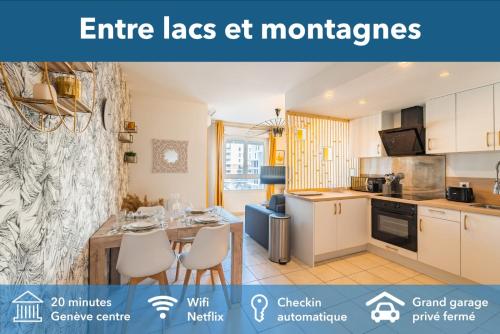 Lac-Montagne-Leman, Garage, Tram Geneve : Appartements proche de Gaillard