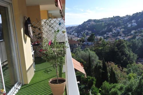 Apartment air-conditioned terrace sea view : Appartements proche de Colomars