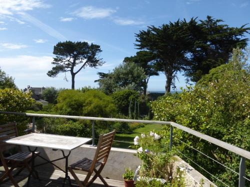 Holiday flat with sea and garden view, just 400m from the beach in Port-Blanc : Appartements proche de Penvénan