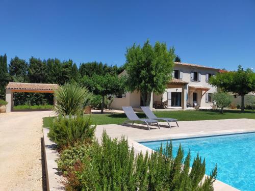 Maison avec piscine privée à Eygalières (Provence) : Villas proche d'Eygalières