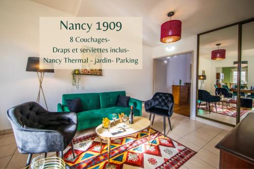 Nancy Thermal à 2 min - 8 pers- parking chez Julie : Appartements proche de Fléville-devant-Nancy