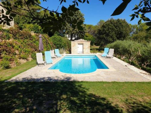 Villa de 4 chambres avec piscine privee jardin clos et wifi a Saint Nazaire : Villas proche de Carsan