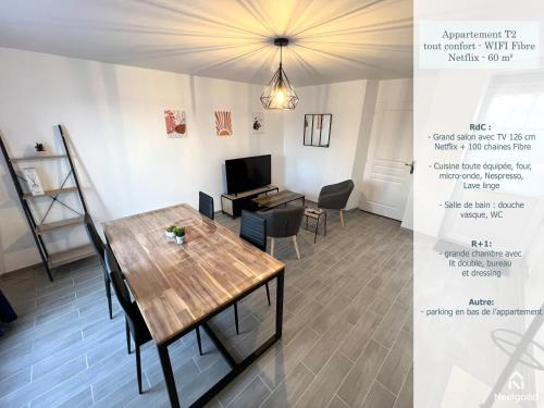 Duplex T2 tout Confort du Gond - 60 m2 : Appartements proche d'Asnières-sur-Nouère