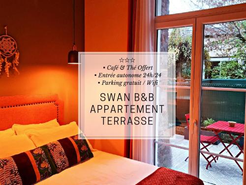 Appartement terrasse Swan B&B : Appartements proche de Crestot