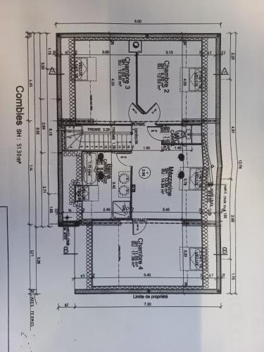 Étage privatif (3 chambres, mezzanine et salle de bain) : B&B / Chambres d'hotes proche de Surfonds