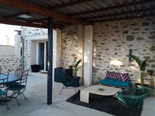 Maison L'Aur Blan - Gite Garance - Le Somail : Maisons de vacances proche d'Argeliers