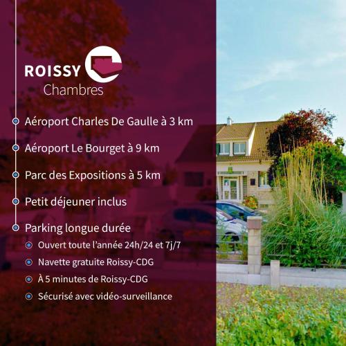 Roissy Chambres : B&B / Chambres d'hotes proche de Fontenay-en-Parisis