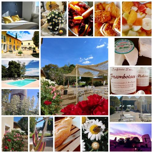 Grande chambre dans un mas provençal avec piscine à Manosque : B&B / Chambres d'hotes proche de Volx