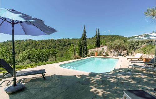Stunning Home In Fayence With Outdoor Swimming Pool, Wifi And 5 Bedrooms : Maisons de vacances proche de La Bastide