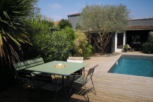 Charming house with swimming pool : Maisons de vacances proche de Blanquefort