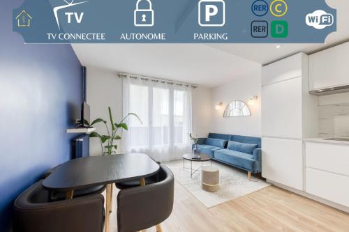 The Blue and Gold Cocoon Appart hotel : Appartements proche de Juvisy-sur-Orge