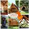 Campings Habitat Createur - Hebergements insolites au camping municipal Les Ecureuils : photos des chambres