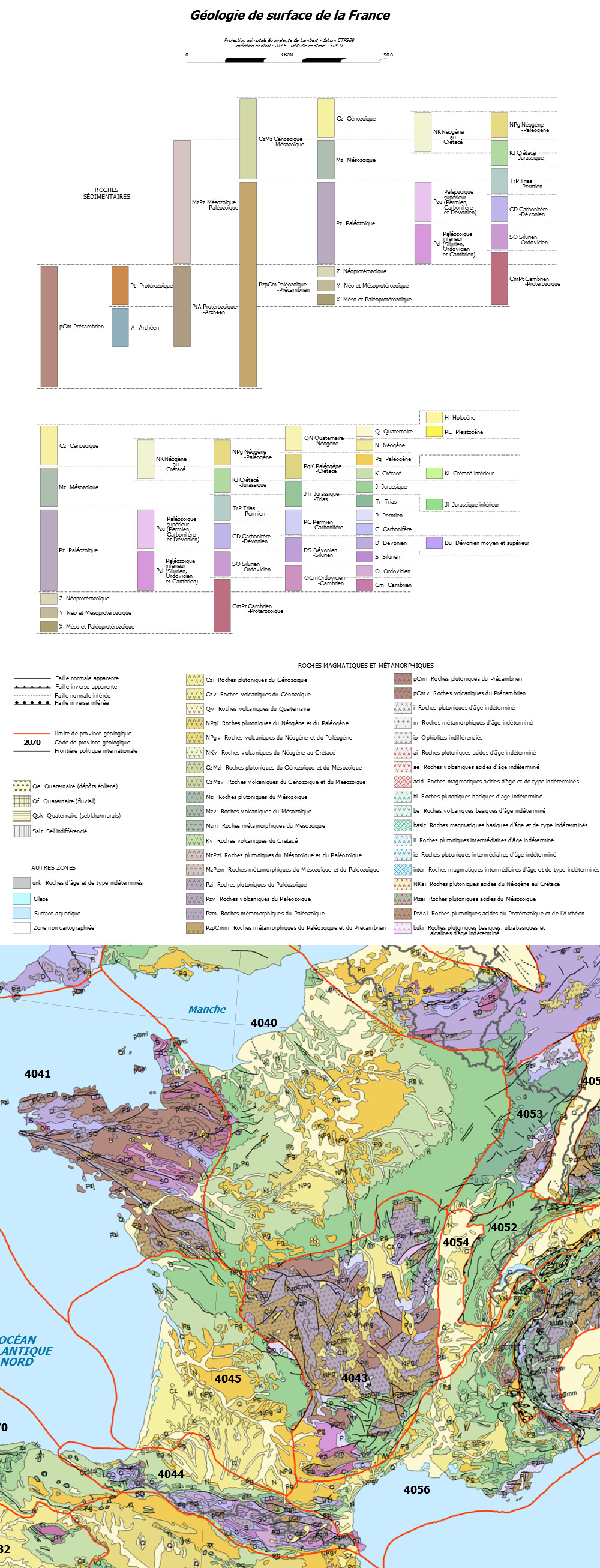 carte géologique france