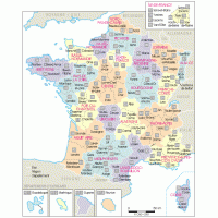 carte de geographie france