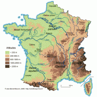 carte des massifs montagneux