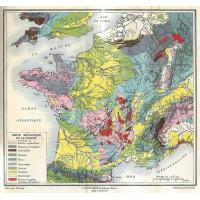 Ancienne carte géologique