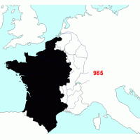Carte de la Frontière Française depuis le moyen age