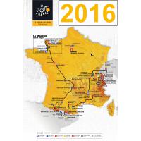 Carte du Tour de France 2016