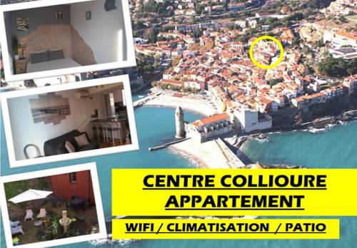 Appartement Centre Collioure Patio Wifi Clim : Appartements proche de Collioure
