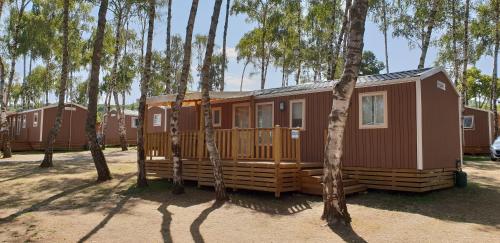 Mobil Homes XXL2 4 chambres - Camping Le Ranch des Volcans : Campings proche de Bussières-et-Pruns