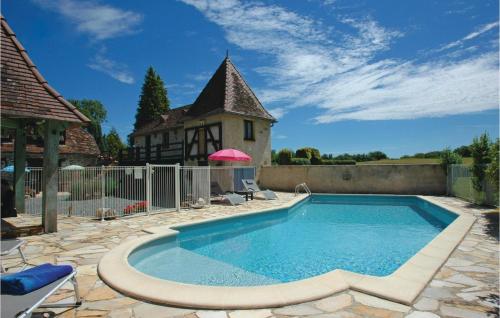 Beautiful home in Savigvac-Ldrier with 1 Bedrooms, WiFi and Outdoor swimming pool : Maisons de vacances proche d'Angoisse