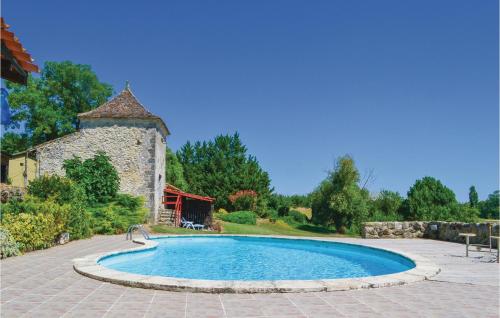 Awesome home in Eymet with 1 Bedrooms and Outdoor swimming pool : Maisons de vacances proche de Montignac-de-Lauzun