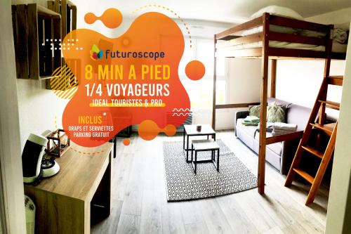 Appart Hôtel Futuroscope - Poitiers : Appartements proche d'Ouzilly