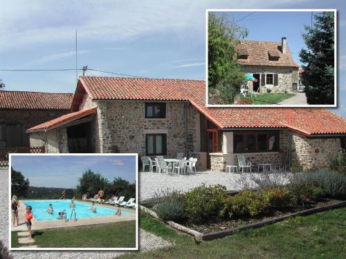 Villa Gites Chambre d hôtes avec piscine Dordogne 2-4-6-8-10 personnes : Maisons de vacances proche d'Orgedeuil