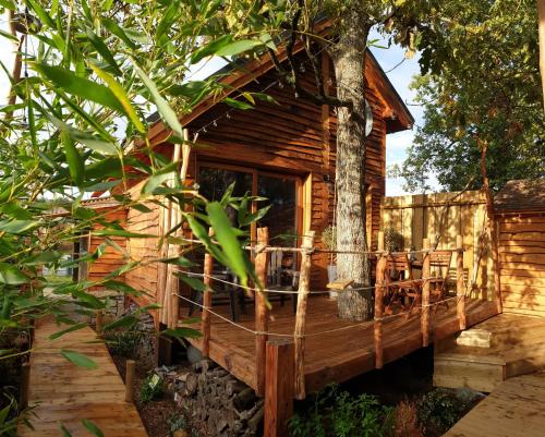 Kabanéo - gîte et sauna- Samois sur Seine - Forêt de Fontainebleau : Lodges proche de Féricy