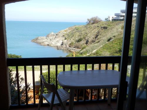 Appartement vue mer Port Vendres Collioure direct crique wifi : Appartements proche de Port-Vendres