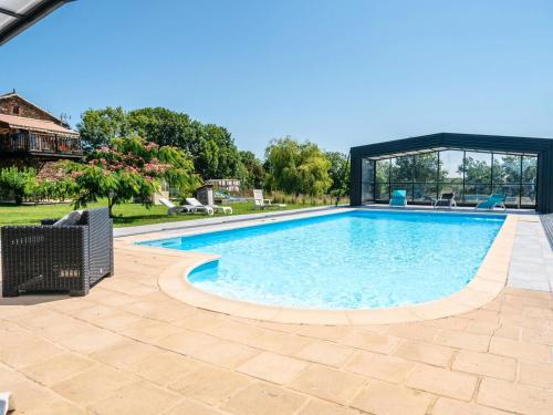 Maison de 2 chambres avec piscine partagee jardin amenage et wifi a Andouque : Maisons de vacances proche de Rosières