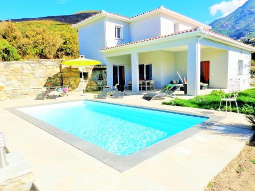 Villa de 4 chambres a Farinole a 900 m de la plage avec piscine privee jardin amenage et wifi : Villas proche de Farinole