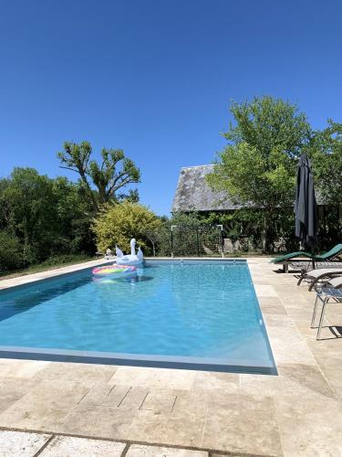 Villa de 6 chambres avec piscine privee jardin amenage et wifi a Gonneville sur Mer a 4 km de la plage : Villas proche de Branville
