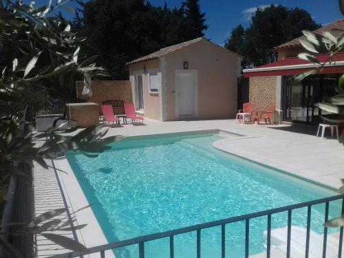 La Clastre location d'un studio avec piscine et clim près d'Uzès : Sejours chez l'habitant proche de Garrigues-Sainte-Eulalie