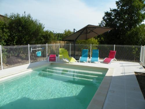 Maison tout confort avec piscine à Bedarrides : Villas proche de Sorgues