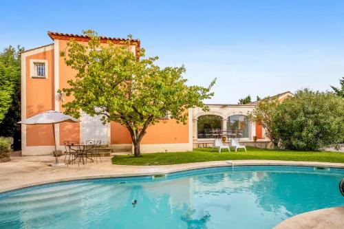 Villa de 6 chambres avec piscine privee jardin clos et wifi a Cournonterral : Villas proche de Murviel-lès-Montpellier