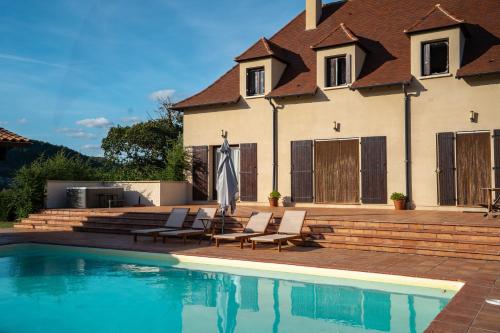 Maison de Vacances - Domaine de la Couvée : Villas proche de Sainte-Foy-de-Longas