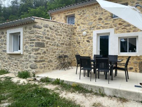 le pavillon pierre naturelle : Maisons de vacances proche de Montpezat-sous-Bauzon
