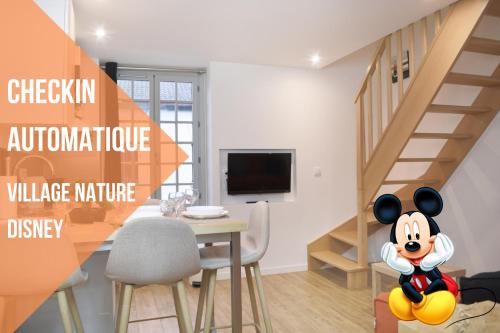 Self Checkin Automatique - 9 min Disney - LE MICKEY - COSYRENTING : Appartements proche de Villeneuve-Saint-Denis